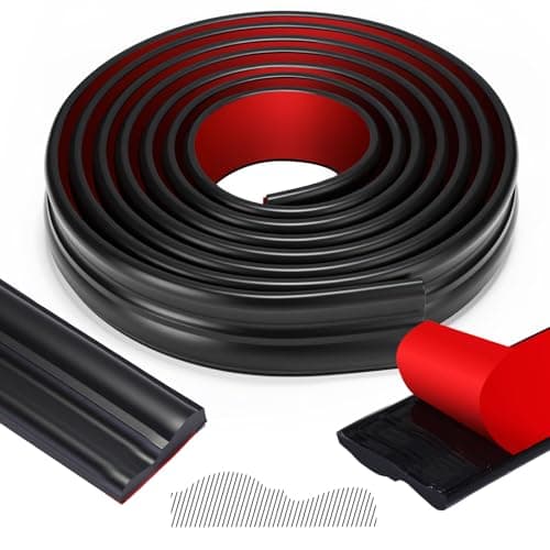 Innconee 118 Inch x 1.57 in Peel and Stick Wall Molding Trim Black Chair Rail Panel Flexible Self Adhesive 3D Crown Moulding Trim for DIY Home Wall Decor Mirror Protection Door Cabinet Frame (Stylish)