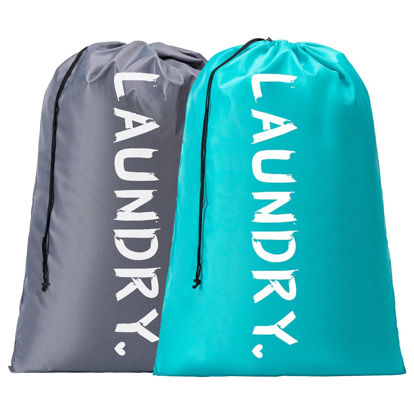 2 Pack 28 x 40Travel Laundry Bag Machine Washable Dirty Clothes Organizer with DrawstringLarge Enough to Hold 4 Loads of Laundry Easy Fit a Laundry Hamper or Basket Travel Essentials