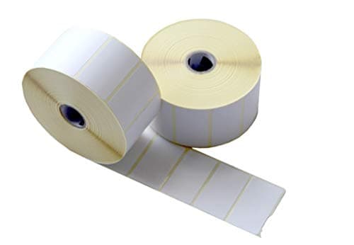 US1984 Labels 60 X 40 mm, Core Size 1 Inch, Thermal Barcode Stickers,Label Size 6 x 4 Cm, Permanent Self Adhesive Thermal Sticker, 1000 Label in Roll (2000 Labels)