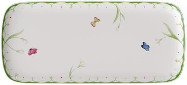 Villeroy Boch Colorful Spring Sandwich Tray 1375 x 625 in Premium Porcelain WhiteColored
