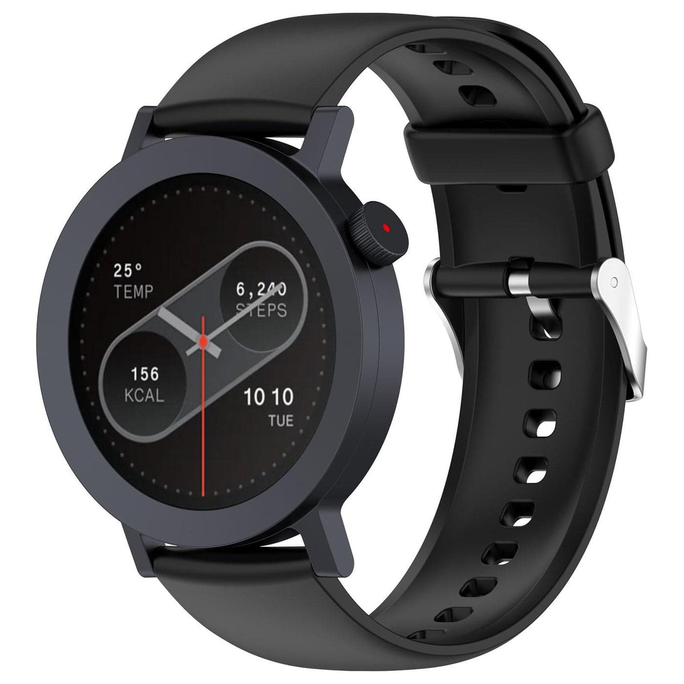 For Cmf Watch 3 Pro / Cmf Watch Pro2 Solid Color Silicone Watch Band(Black)