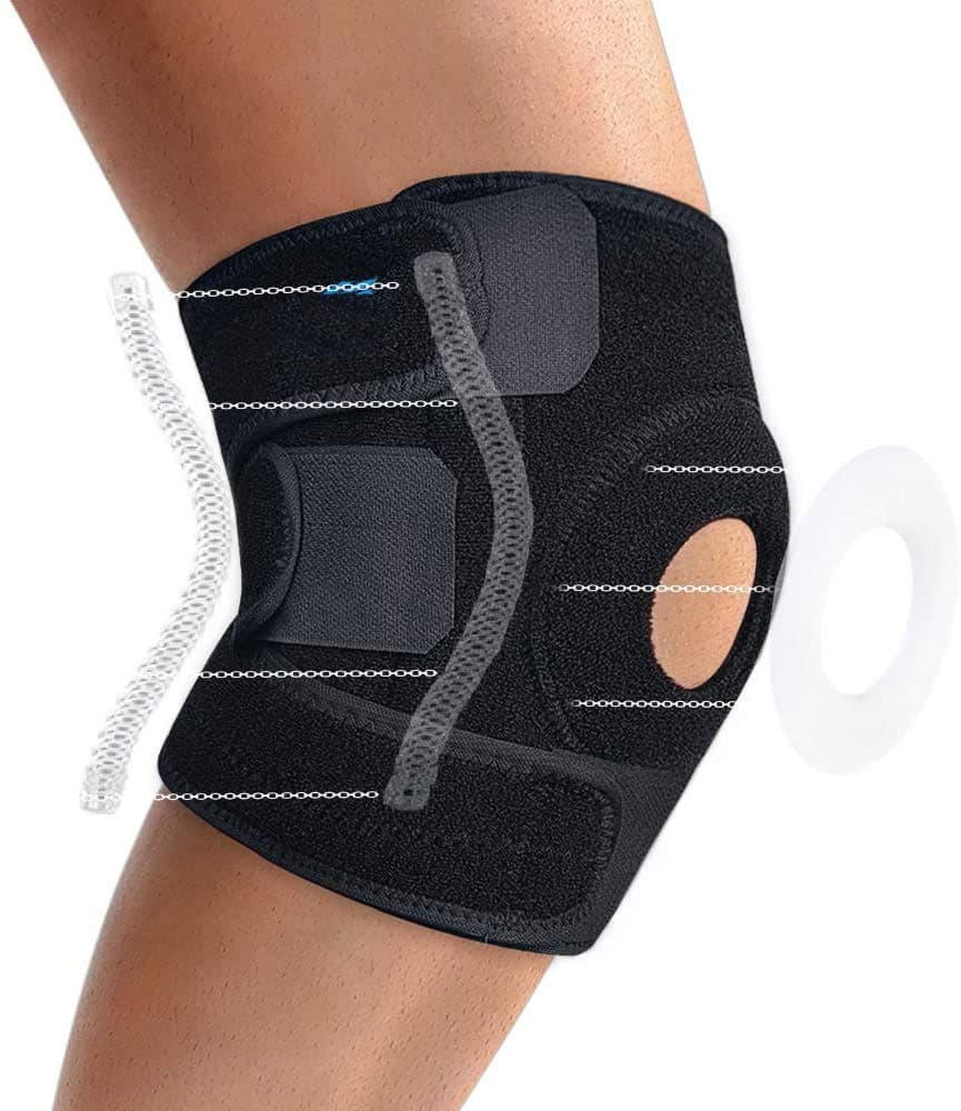 Serveuttam Medical Knee Brace Support for Instant Knee Pain Relief & All-Day Support, Adjustable Open Patella Brace for Injury Recovery, Arthritis, Meniscus Tear, Tendonitis, ACL, LCL, MCL