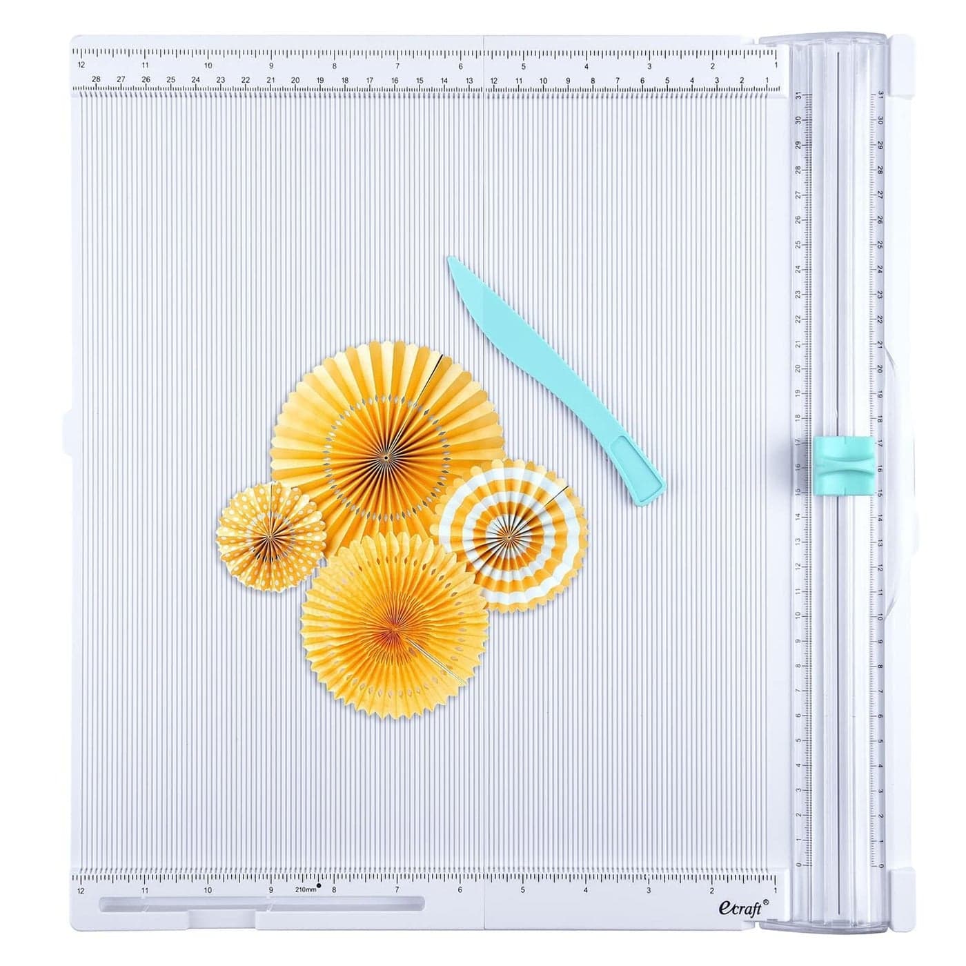 Adoere Score Board for Scrap Booking and Craft Box Making Rubber Grip Cutting Mat Set of 1 White