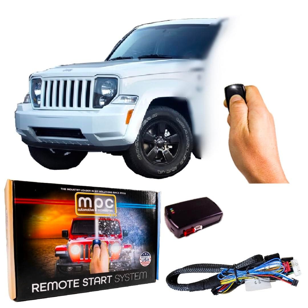 MPC Remote Start Kit Compatible with 20082013 Jeep Liberty 100 Plug N Play Press OEM Key Fob 3X Lock to Start Key to Start USA Tech Support