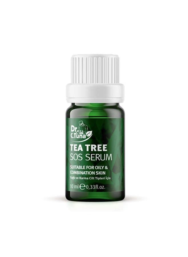 FARMASI Dr. C. Tuna Tea Tree Serum, Skin Care Serum Spot Treatment Targets Redness, Bumps, Acne, Dry Itchy Skin, Repairs, and Hydrates Skin, Natural Full Body Skincare Support, 0.33 fl.oz 10 ml