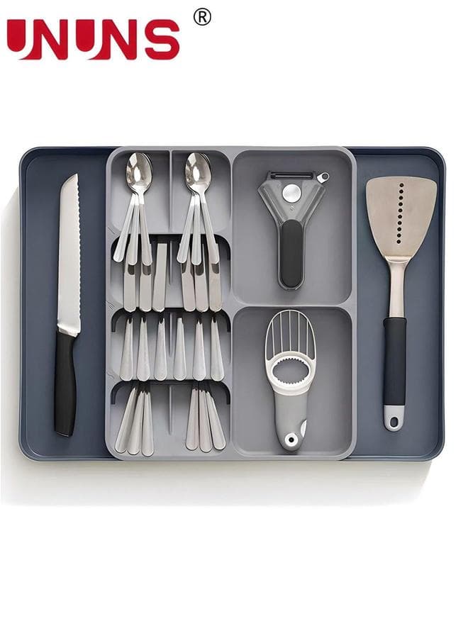 Kitchen Drawer Organizer,Expandable Utensils Organizer,Adjustable Cutlery Tray Storing Organizing Cutlery,Spoons,Cooking,Utensils,Gadgets