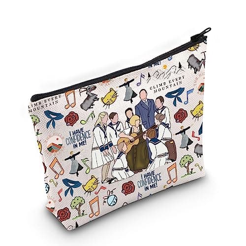 POFULL Von Trapp Gift Musical Movie Cosmetic Bag Music Lover Gift Singing Gift