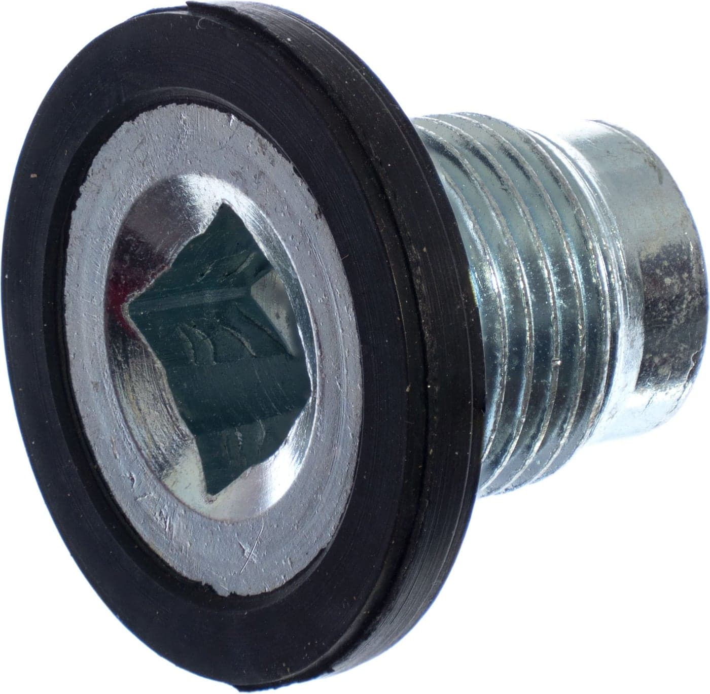 APDTY 101284 Replacement Engine Oil Pan Drain Plug w/Molded Gasket