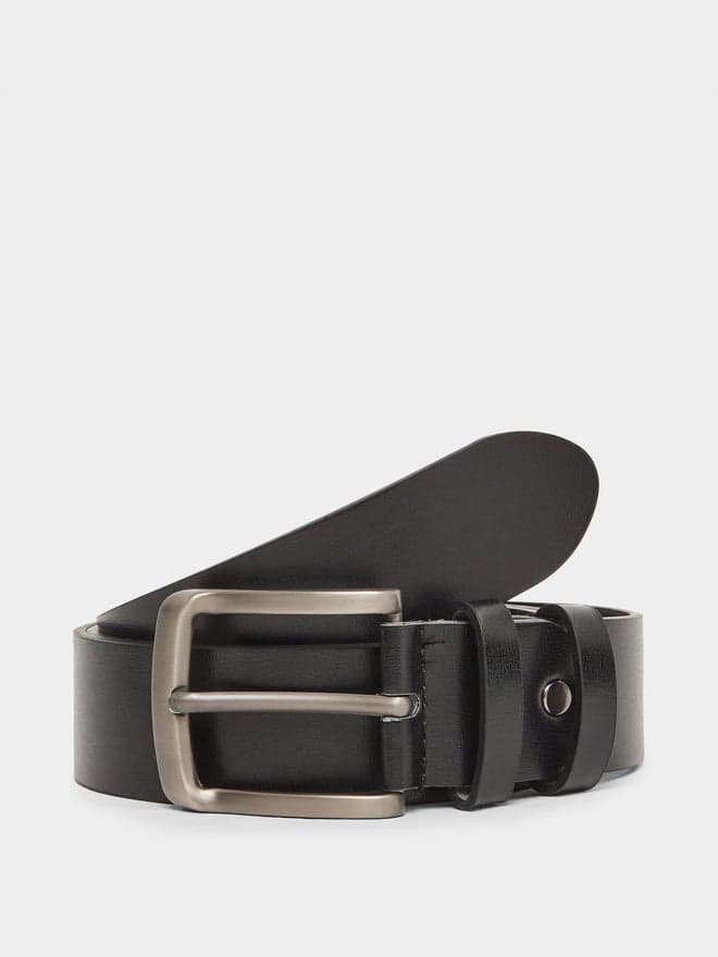 Styli Men Square Buckle Casual Belt