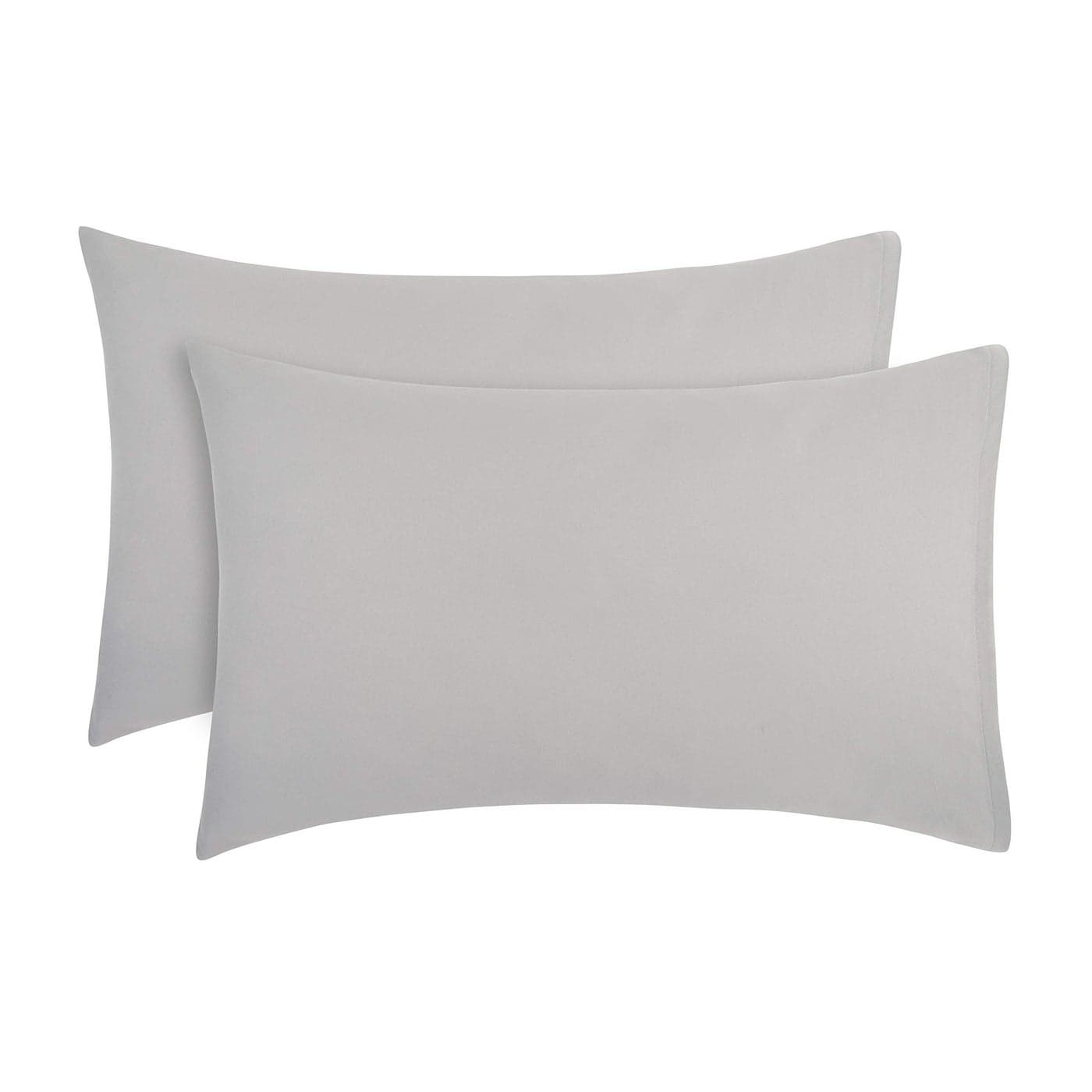 2Pack Toddler Travel Pillowcases 100 Soft Microfiber Breathable and Hypoallergenic 14 by 20 Kids Pillowcases fits Pillows 14x19 13x18 or 12x16 Solid Grey