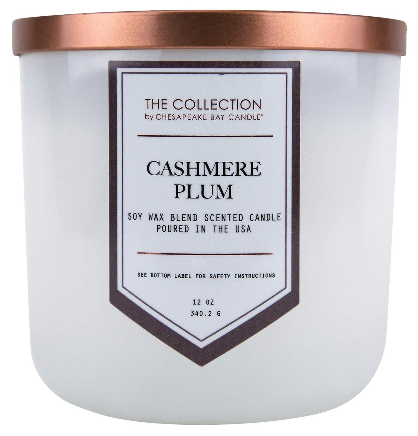Chesapeake Bay Candle The Collection TwoWick Scented Candle Cashmere Plum Medium Jar