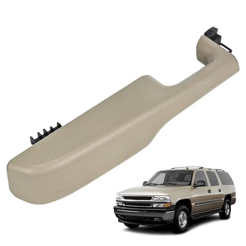 JDMEXEV Door Armrest Compatible with Chevy & GMC & Cadillac Models, Suburban/Tahoe/Avalanche, Yukon, Escalade 1999-2006 Replacement for 12472876 (Beige, Left Driver Side)