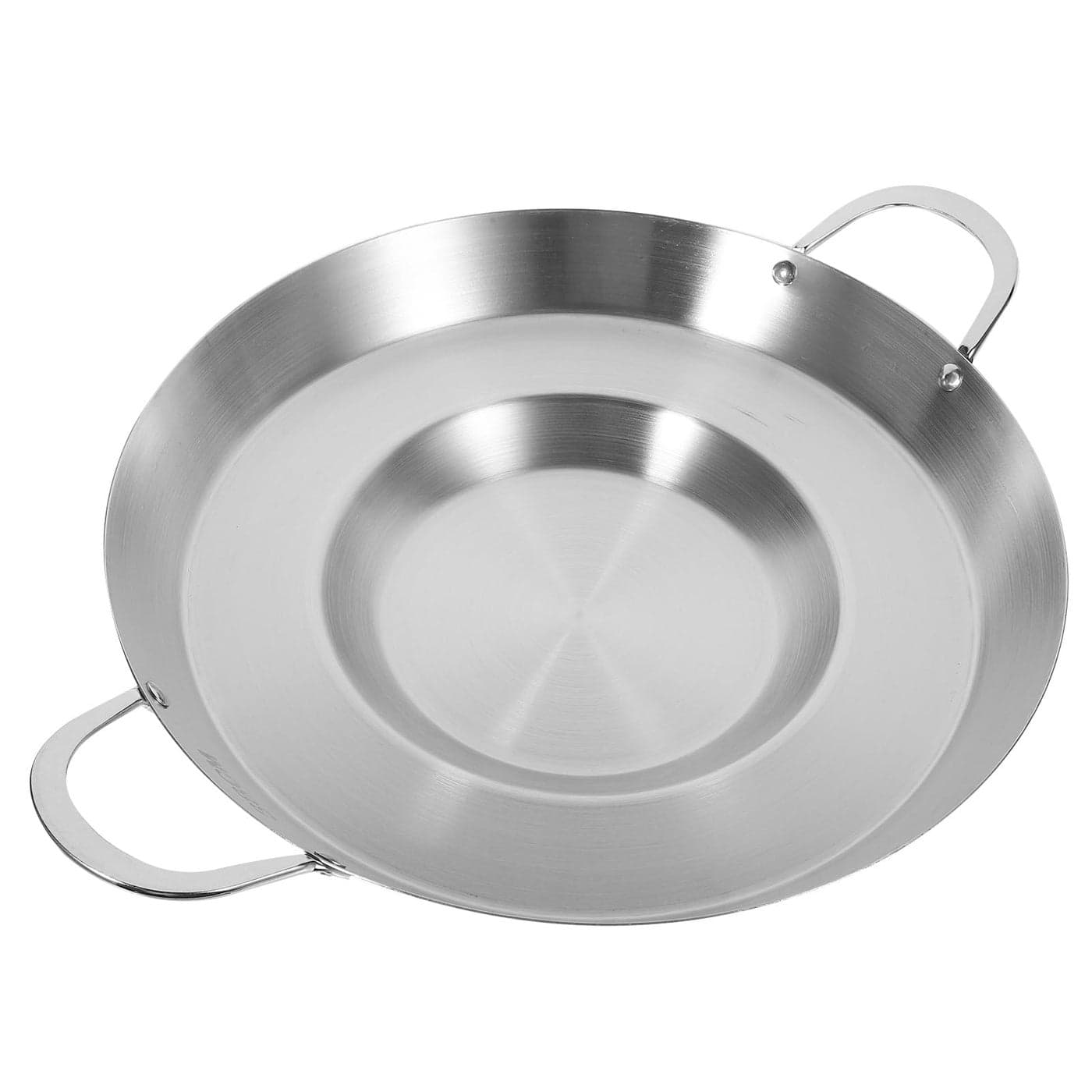 BESTonZON Concord Stainless Steel Comal Frying Bowl Cookware 196 Mexican Discada Pan Heavy Duty Concave Comal Outdoors Cazo Griddle Fryer Chicharron Deep Frying Bowl