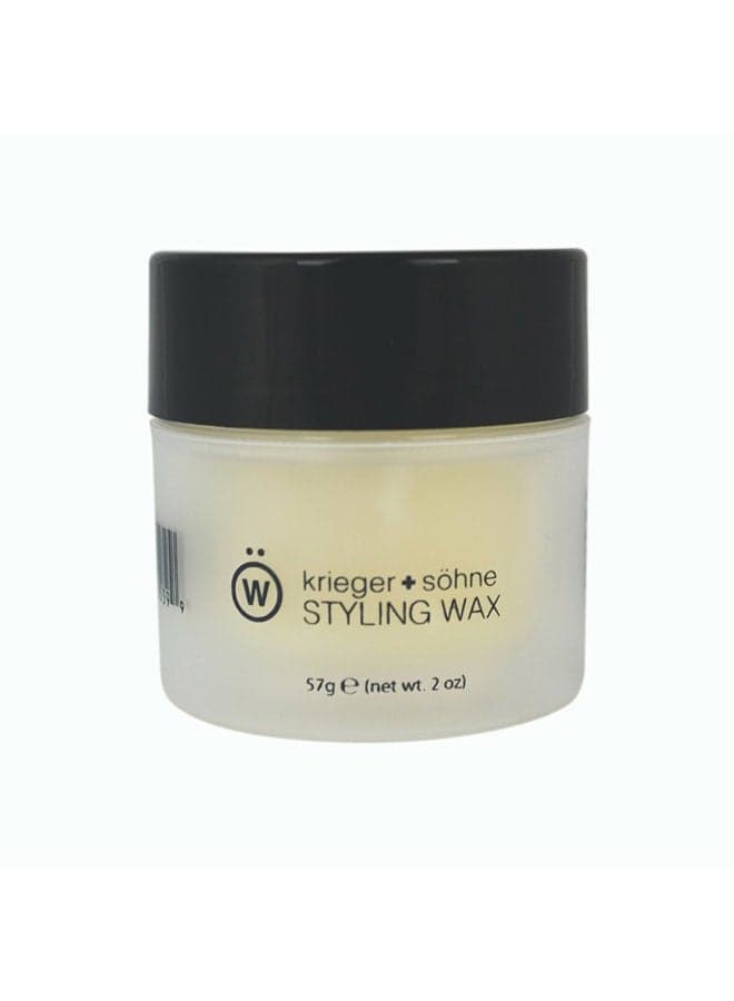 Premium Styling Wax For Men - K+S Salon Quality Hair Care Products for Short Hair - Infused w/ Caranauba Wax for Separation, Moisturizing & Flake Free Non Greasy Strong Hold w/ Natural Shine Finish