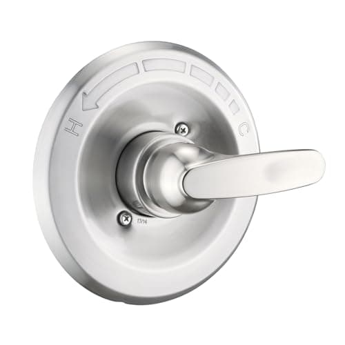 Ultrimkit Shower Trim Kit Compatible with 13001400 Series 1 Handle Long Sleeve Valve Catridge Not Inclued Brushed Nickel