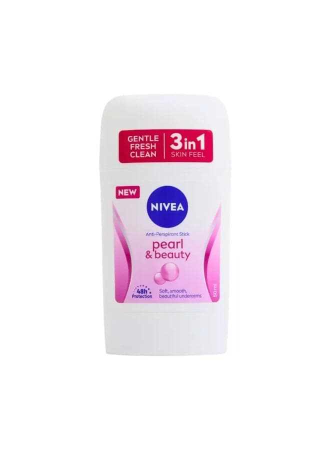 Nivea Pearl and Beauty Antiperspirant Stick with 48Hr Protection- 50ml