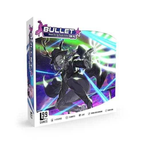 Level 99 Games Bullet Star Board Game FastPaced Shoot Em Up Puzzle Action Game Ages 12 14 Players Average Playtime 15 Minutes Made Multicolor L99BLT03