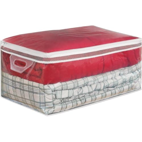 Whitmor Flexible Zip Storage Tote Jumbo