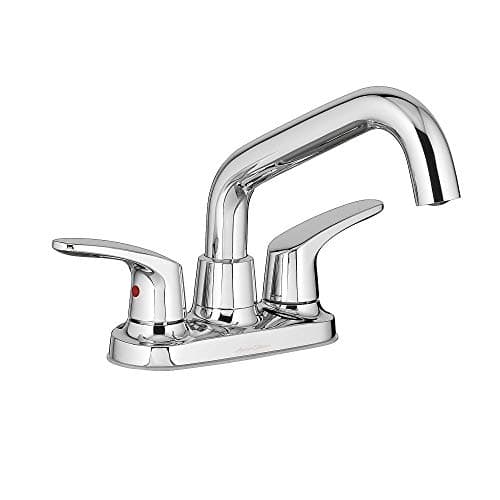 American Standard 7074140.002 Colony Pro 2-Handle Utility Faucet with Aerator End, Polished Chrome