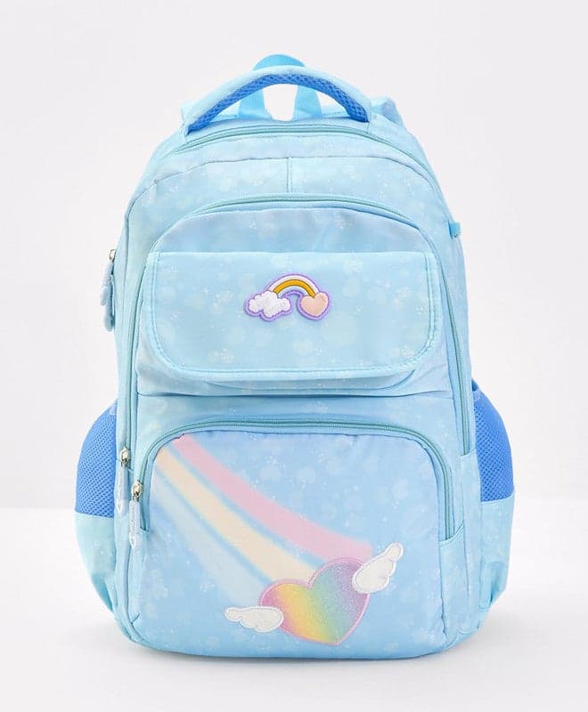 Bonfino Backpack, Large Capacity, Waterproof, 6 Years+, 17 Inches - Assorted