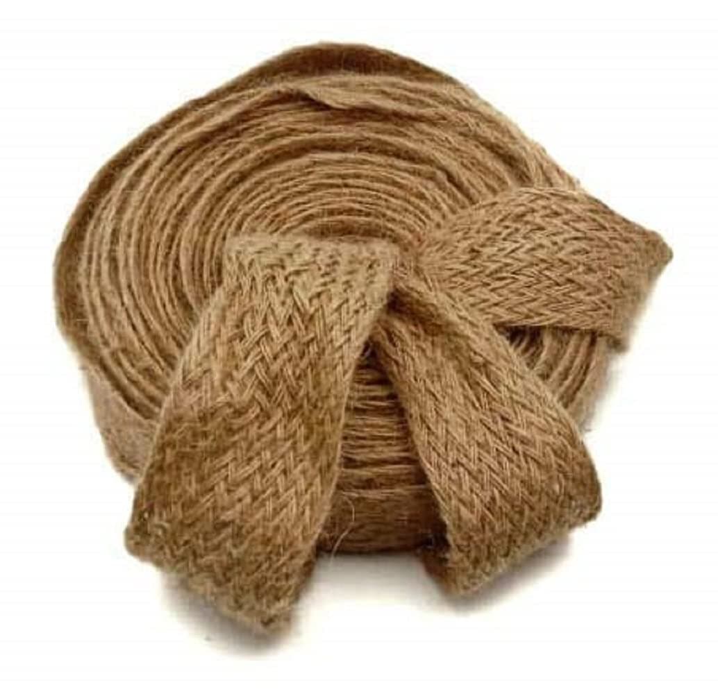 BSPS Natural 20 Meters 13mm Jute Twine Rope Linen Twine Rustic String Cord Rope DIY Burlap String Rope Rope No R18