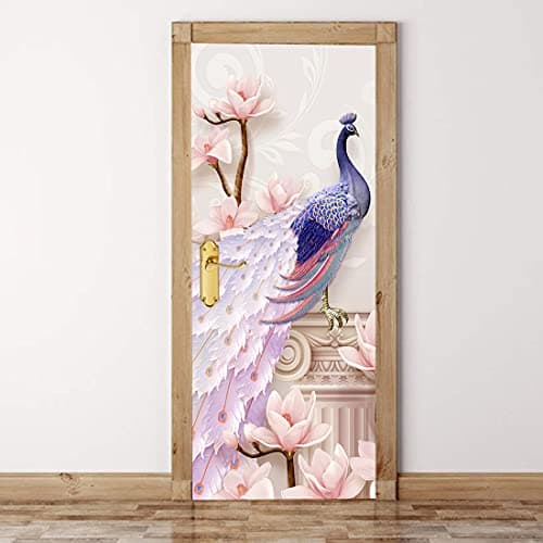 All Your Design Self Adhesive Door Wallpaper Strong PVC Material Decorative Sticker Wallpaper for Home Doors...