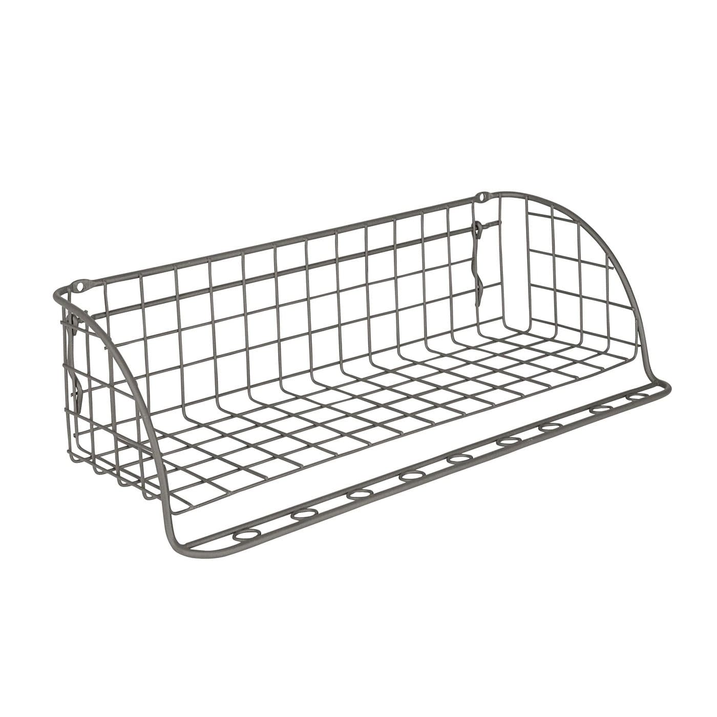 Spectrum Diversified Pegboard Wall Mount Shelf Tool Organizer Industrial Gray