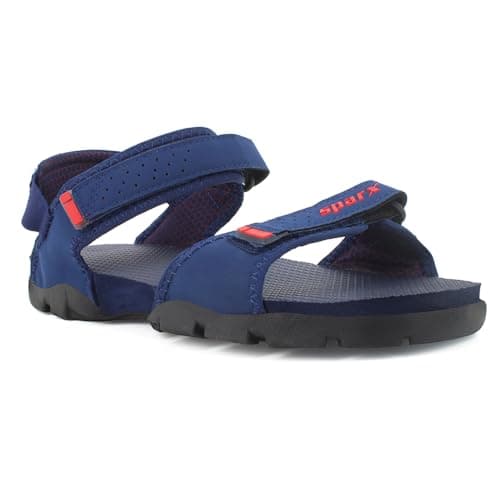 SPARX mens SS 119 | Latest, Daily Use, Stylish Floaters | Blue Sport Sandal - 8 UK (SS 119)