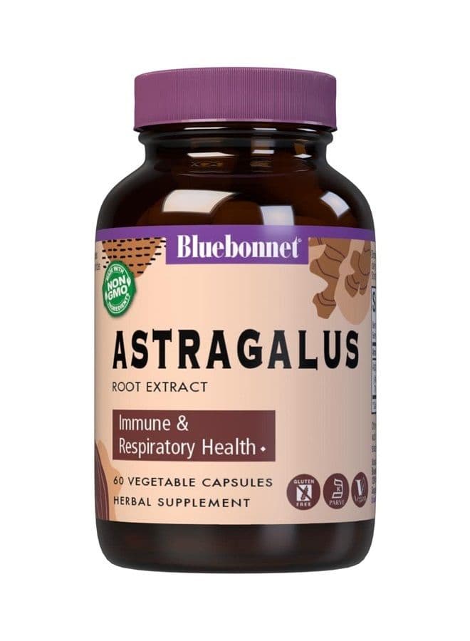 BlueBonnet Astragalus Root Extract Supplement, 60 Count