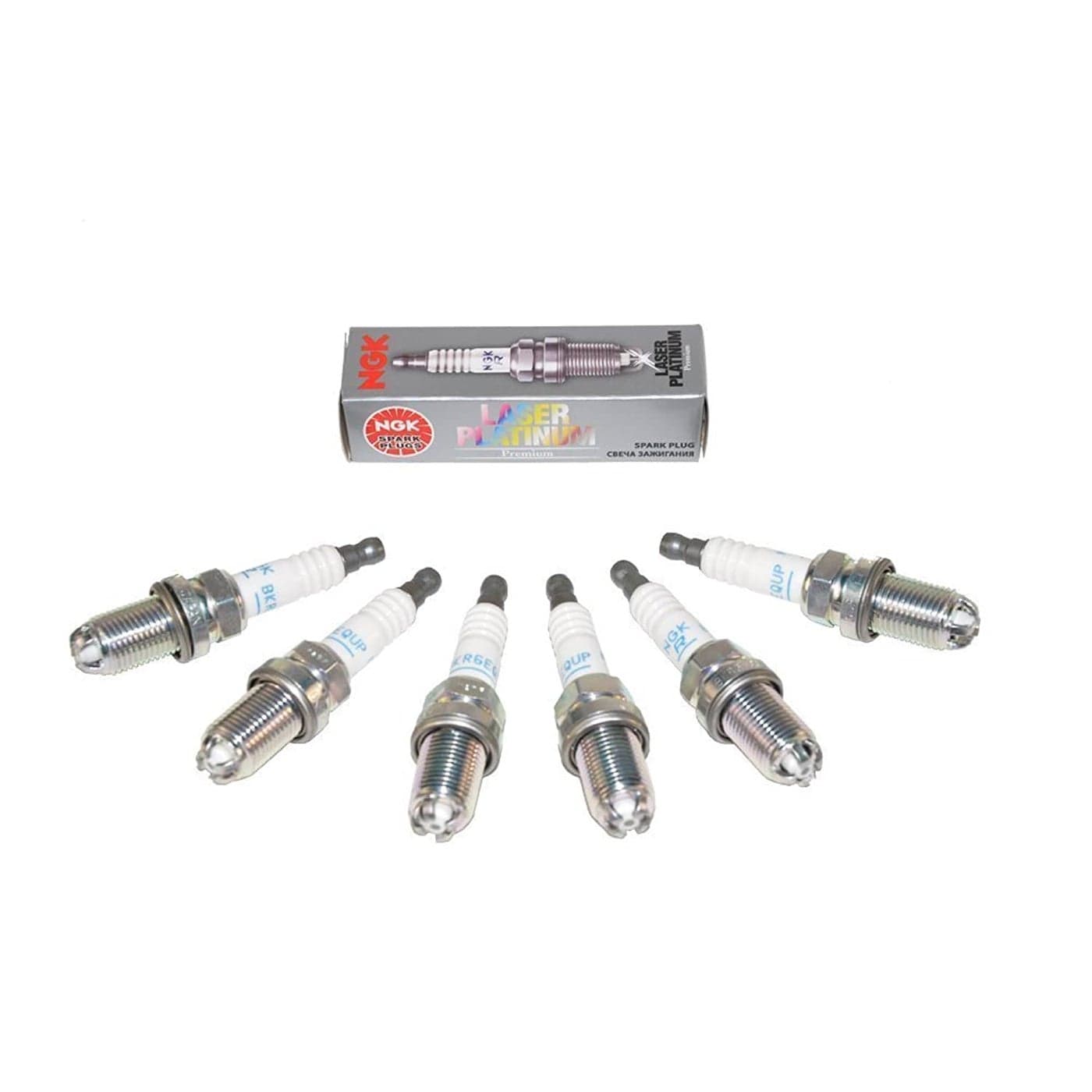 BMW Spark Plugs Plug Set Laser Platinum NGK OEM 3199 6pcs