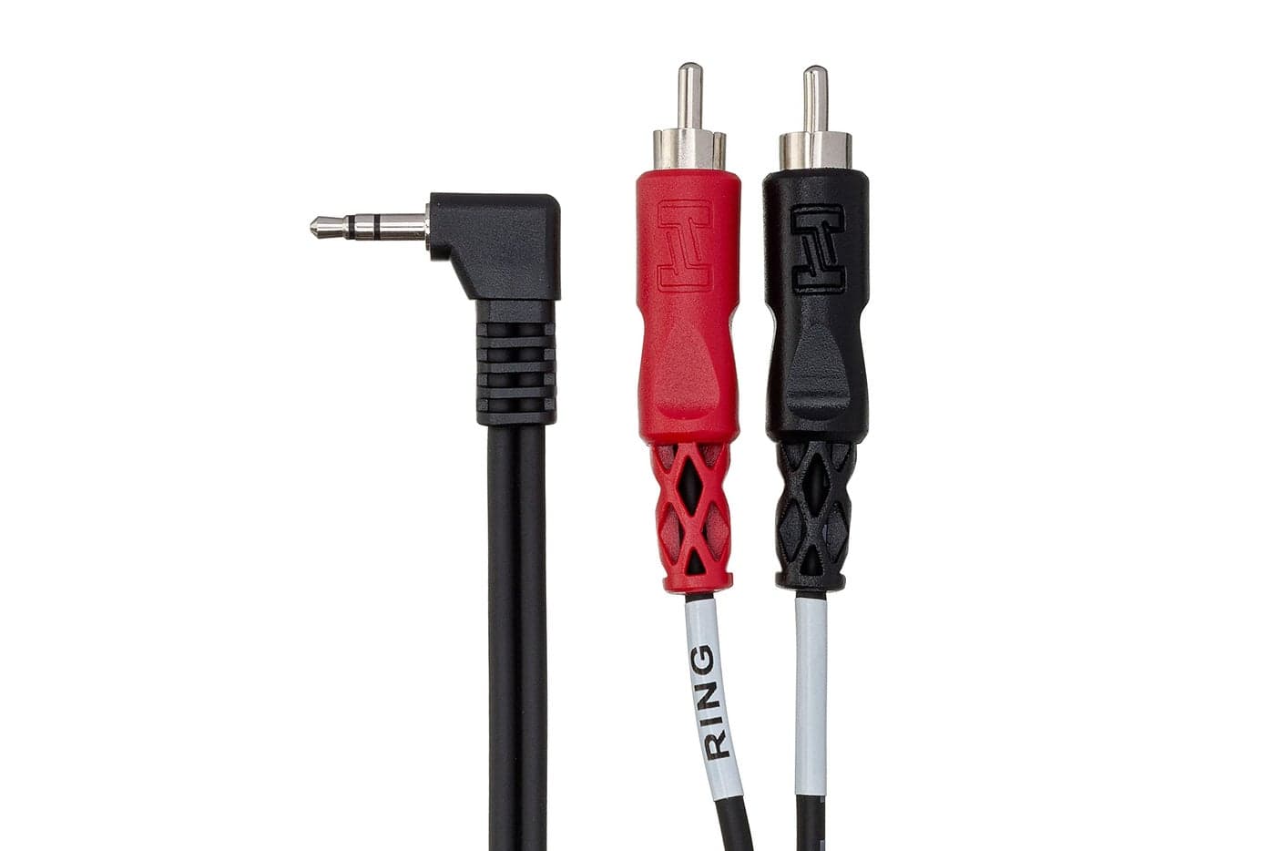 Hosa CMR-203R Y Cable 3.5mm TRS RA - RCA 3-Feet