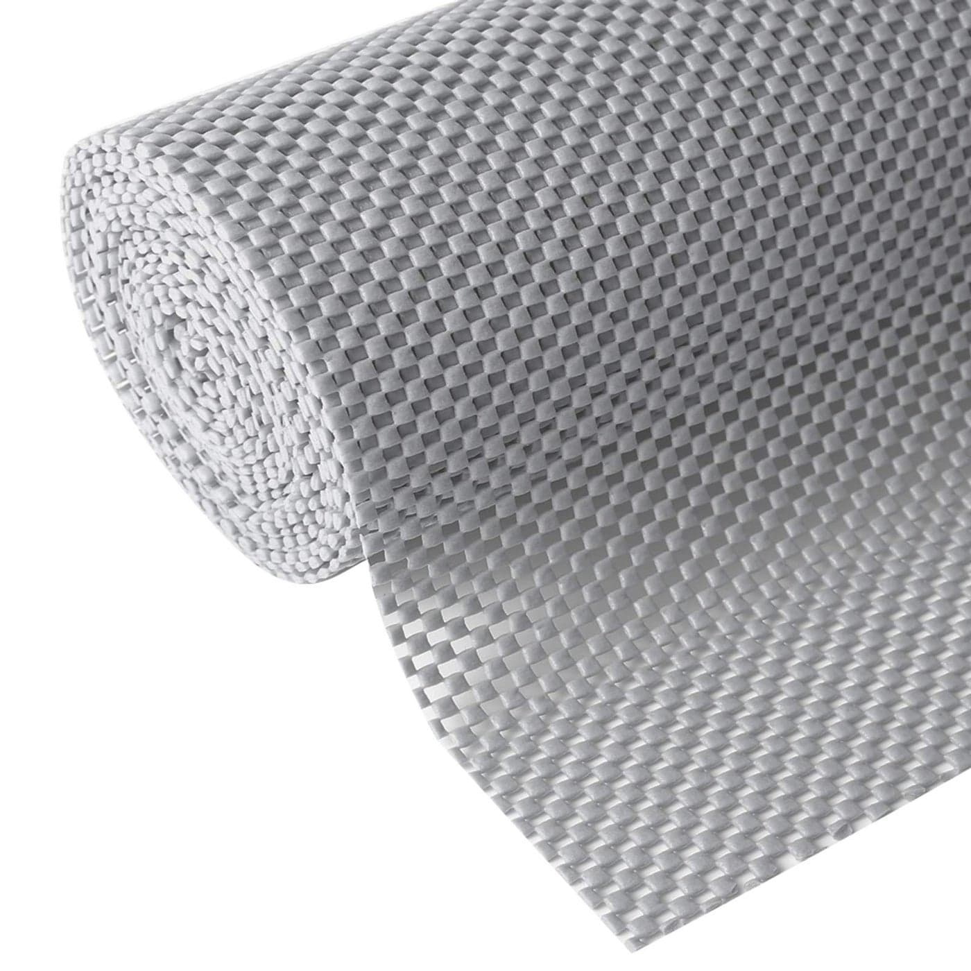 Shelf and Drawer Liner NonAdhesive Non Slip and Grip Durable Clean Pad Full Size 177 Inches x 20 Feet for Drawers Shelves Cabinets Storage Kitchen Desks Kitchenware Tableware Light Gray