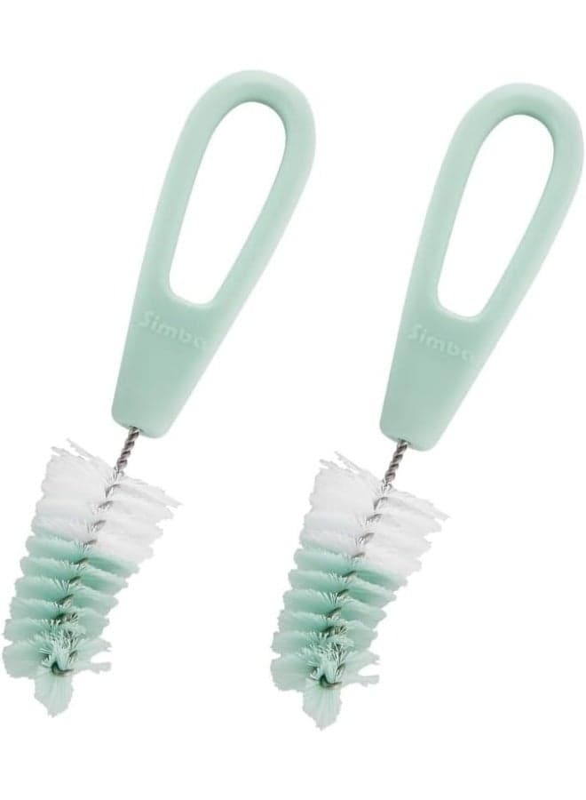 Simba Rotary Nipple Brush (Green, Set of 2)