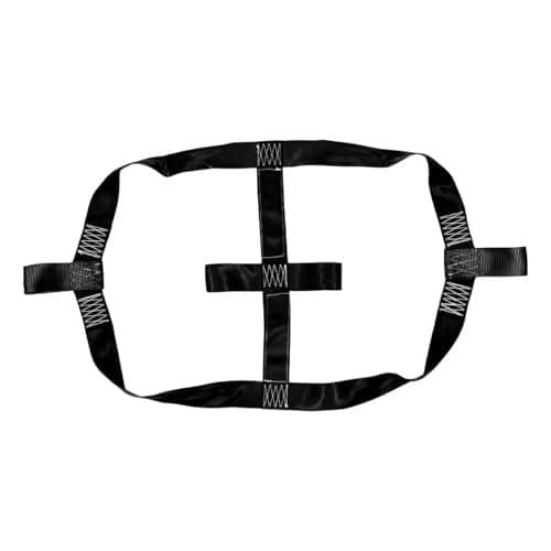 MTRPS Motorcycle Rear Wheel Tie Down Strap Transport Balance Tire Straps Strong Polyester Handlebar Belt Universal Heavy Duty Rear Wheel Strap for Trailer Scooter Motorbike Dirt Bike Black