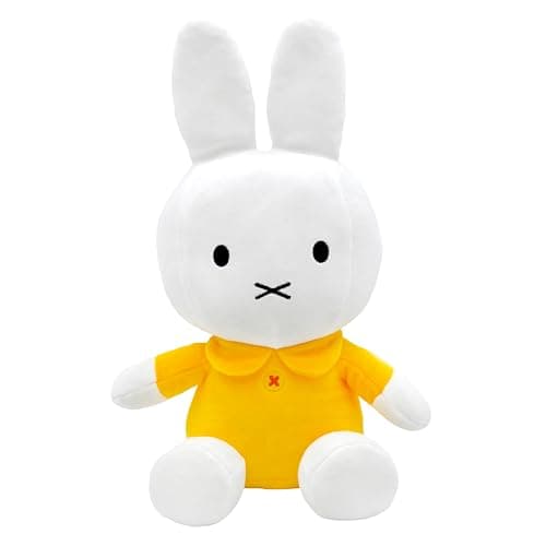 Kids Preferred Miffy Plush Toy 8 Inch Sitting Dutch Bunny Plush from Dick Bruna Soft Boa Rabbit Bunny Stuffed Animal Plushie Doll for Girls and Boys