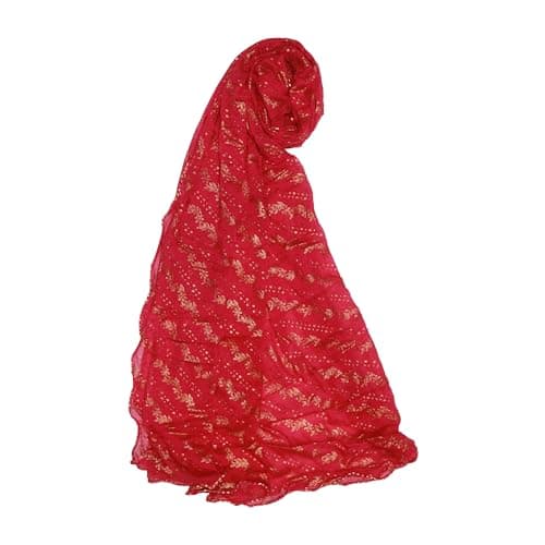 Stylish 2.25 Metre Women's Dupatta | Designer shawl | Scarf for Girls & womens | Chunni | Chiffon (Pink, 2.25 Metre)