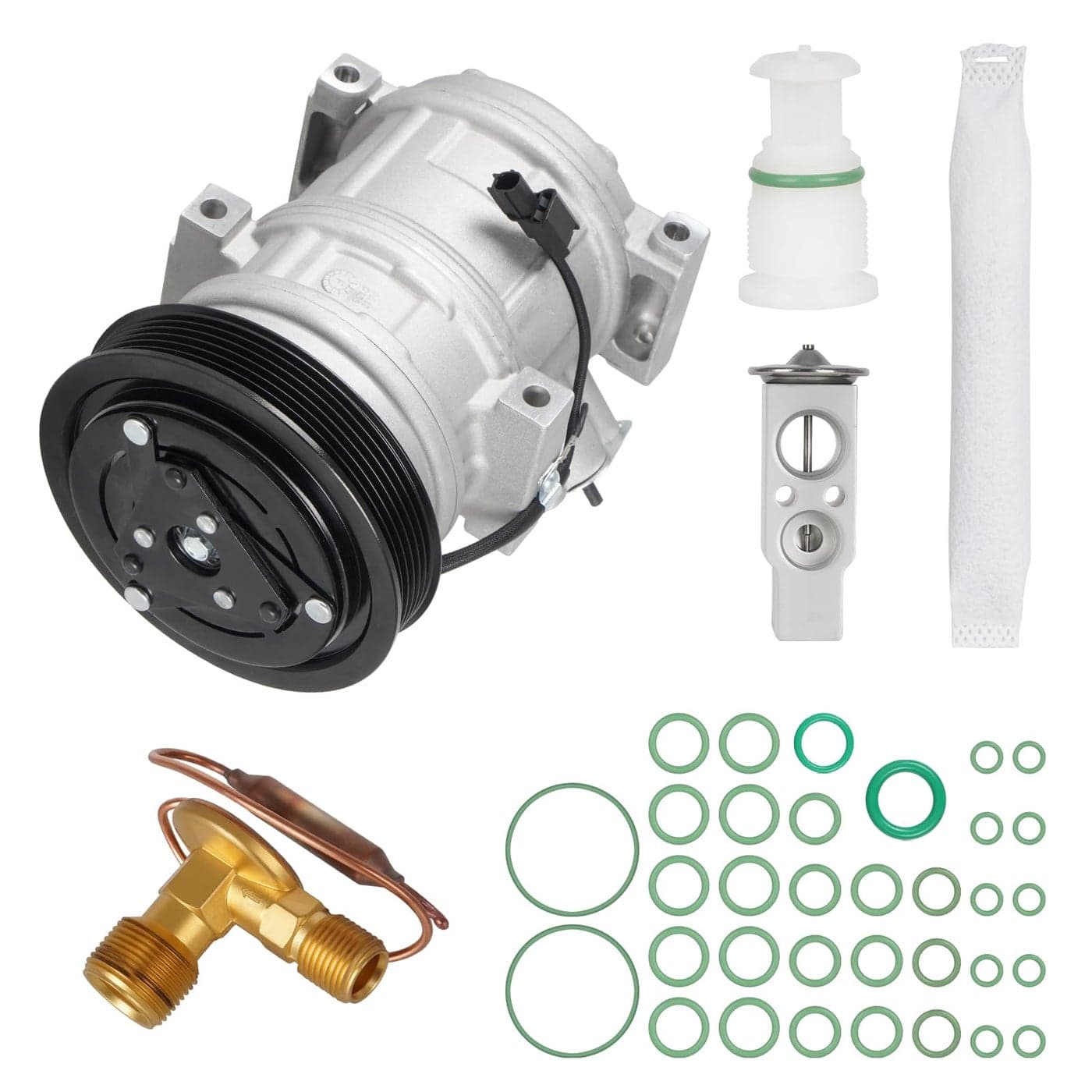 TadaMark AC Air Conditioner Compressor Repair Kit Compatible With Honda Pilot 35L 20082015 Odyssey 35L 2010 2017 for Acura MDX 37L 20072013 for KT2013