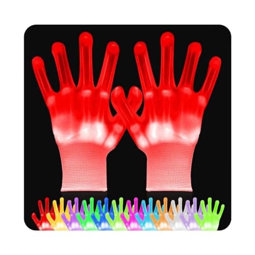 VICSPORT Kids Toys LED Gloves 12 Colors Toys Gifts for Boys Girls Age 612 Years Old Stocking Stuffers for Kids Teens Halloween Costumes Christmas Birthday Parties Cool Fun Gifts
