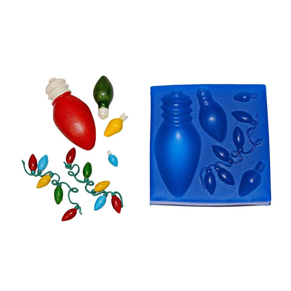 Christmas Lights Set Silicone Mold SE279 by First Impressions Molds