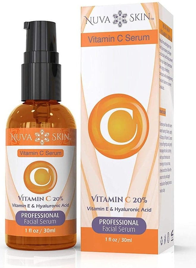 Vitamin C Serum for Face - Face Serum Vitamin C and Hyaluronic Acid, Anti Aging serum, Brightening Serum, Brightening Face Serum with Vitamin C Oil, Facial Serum for Collagen Production & Reduced Acne