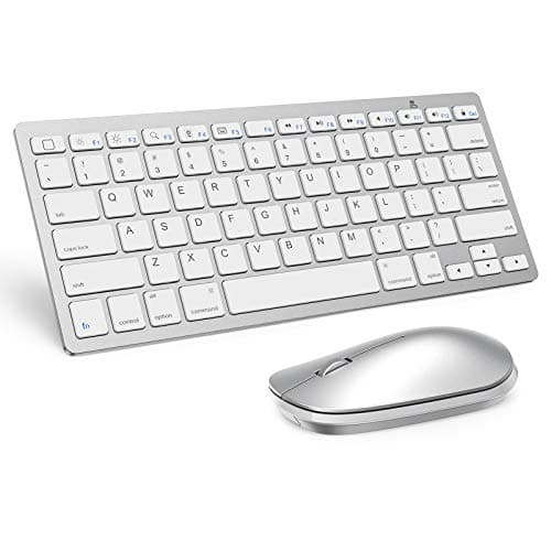 SPARIN Wireless Bluetooth Keyboard and Mouse for iPad A16 11th 10th Generation iPad Air 1311 inch iPad Pro 1312911 inch iPad 9th 8th Gen iPad mini 7th 83 inch Above iOS13 Silver White
