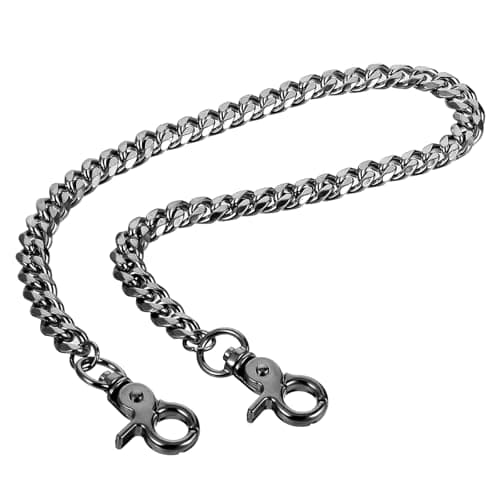 Pants Chain for Men Women, Heavy Duty Pocket Wallet Keychain Metal Punk Gothic Jeans Waist Belt Chain Hip Pop Pant Trouser Chains for Women Girls Keychain Wallet Pants Boots Accessories, Black