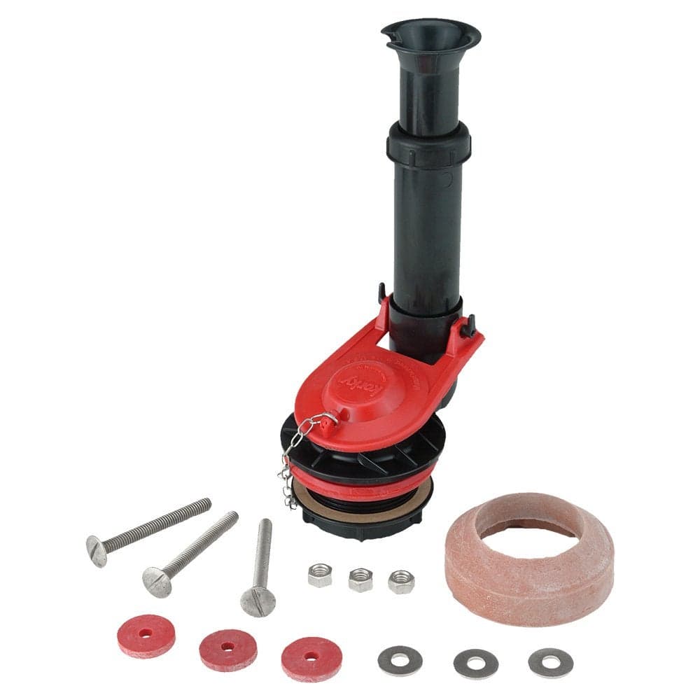 Korky, Black Lavelle 4030PK 2-Inch Adjustable Flush Valve Kit with Tank-to-Bowl Gasket and Hardware, 2 Inch