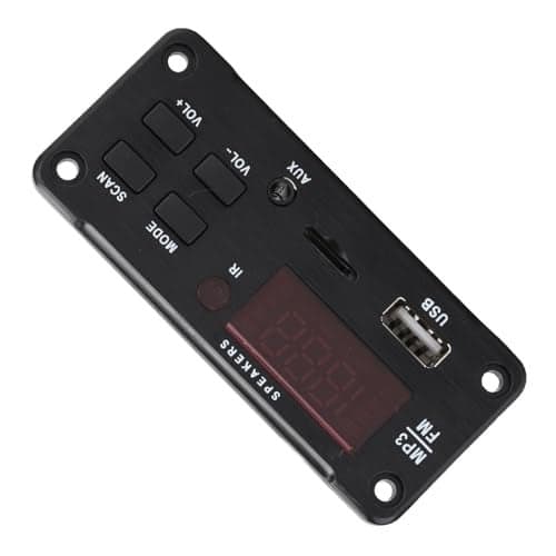 Bluetooth MP3 Decoding Board, Lossless Car Stereo Audio Bluetooth5.0 MP3 Decoder Board MP3 / WMA/WAV/FLAC/APE Color Screen Display Decoding Module