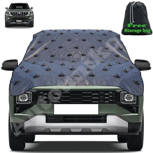 Autouniko Complete Protection Spike Car Cover for Universal Size Protection from Street Dogs,Monkeys & Pets, Also Compatible with All Hatchback,Sedan,SUVs 16.5 Feet