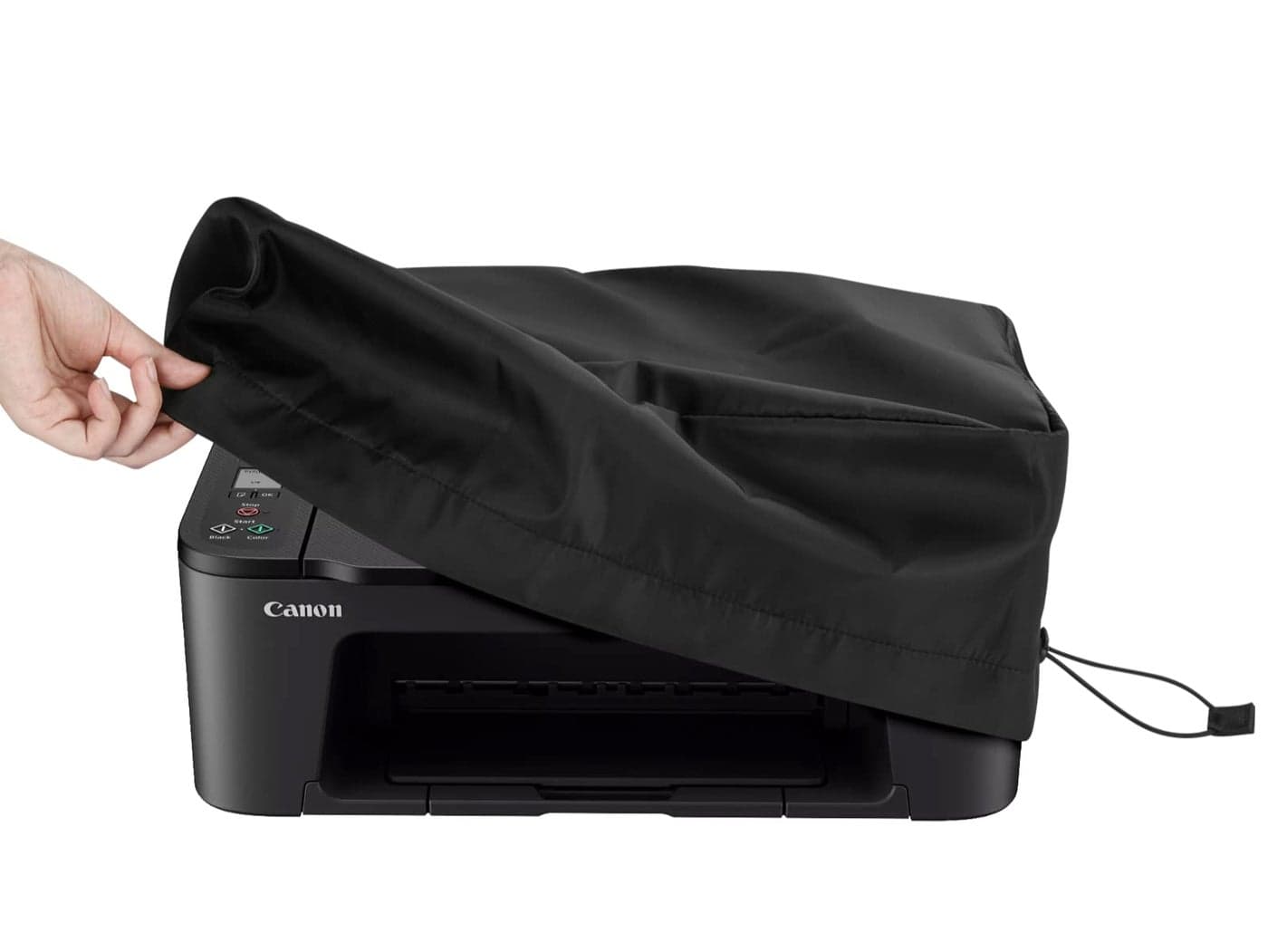 CaSZLUTION Printer Dust Cover - Compatible with Canon Pixma MG3620 / TR8620a / TR4720 Wireless All-in-One Printer, Antistatic Water Resistant Protector Sleeve - 17.9 x 14.9 x 6.7 Inch (Black)