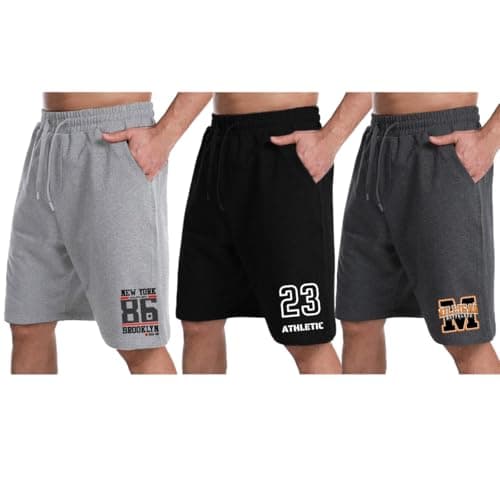 KART BLACK Plus Sizes Men's Cotton Knee Length Shorts(M,L,XL,XXL,3XL,4XL,5XL Shorts) | Casual and Night Wear Mens Shorts (5XL, Mshorts_AndraBigM_Grey86_Black23)