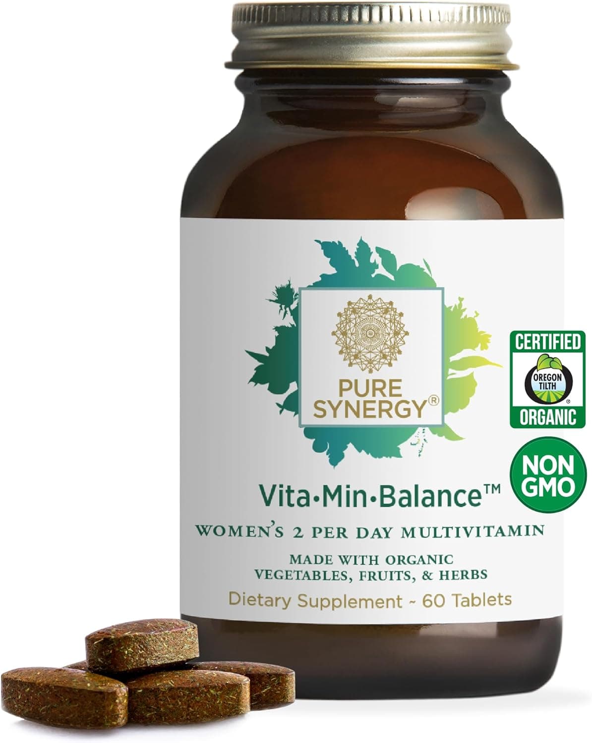 Women's Organic Multivitamin Tablets - 60 Count