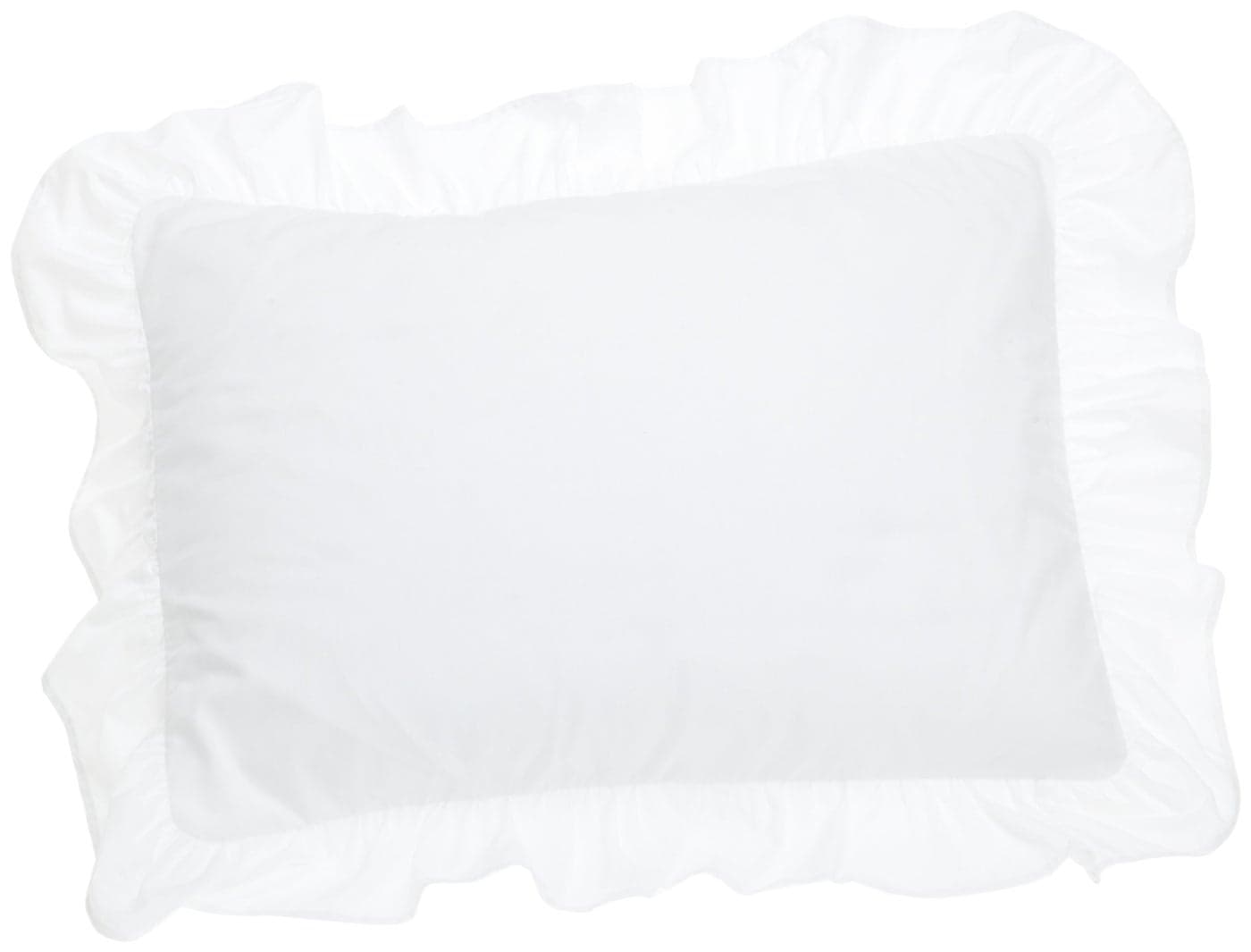 Fresh Ideas Ruffled Pillow Sham 2 Pack Standard White