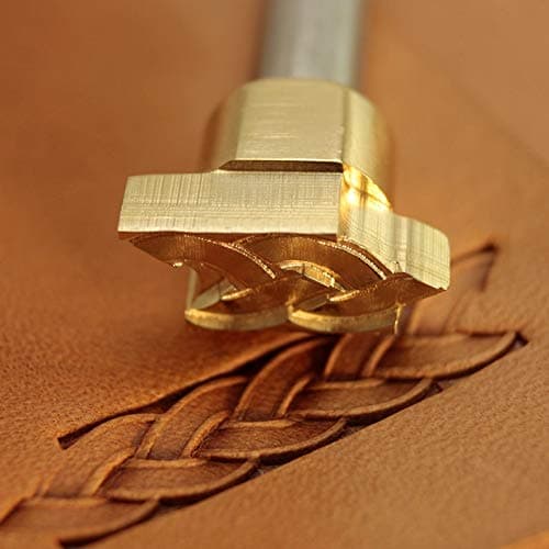 DandS ltd Leather Stamp Tool, Professional Metal Craft Tool for Leatherworking, Embossing, Carving & Stamping Projects, Belts, Wallets & DIY, Compatible with Mallet, #251